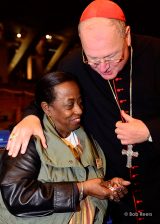 2013 Lourdes Pilgrimage - SUNDAY Cardinal Dolan Presents Malades Medals Pius X (8/71)